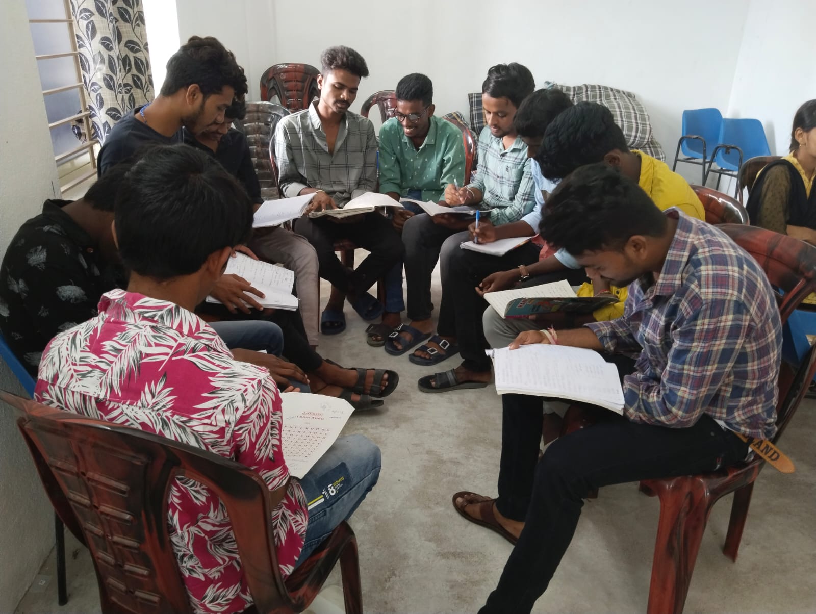 Students receiving counseling and soft skills guidance
