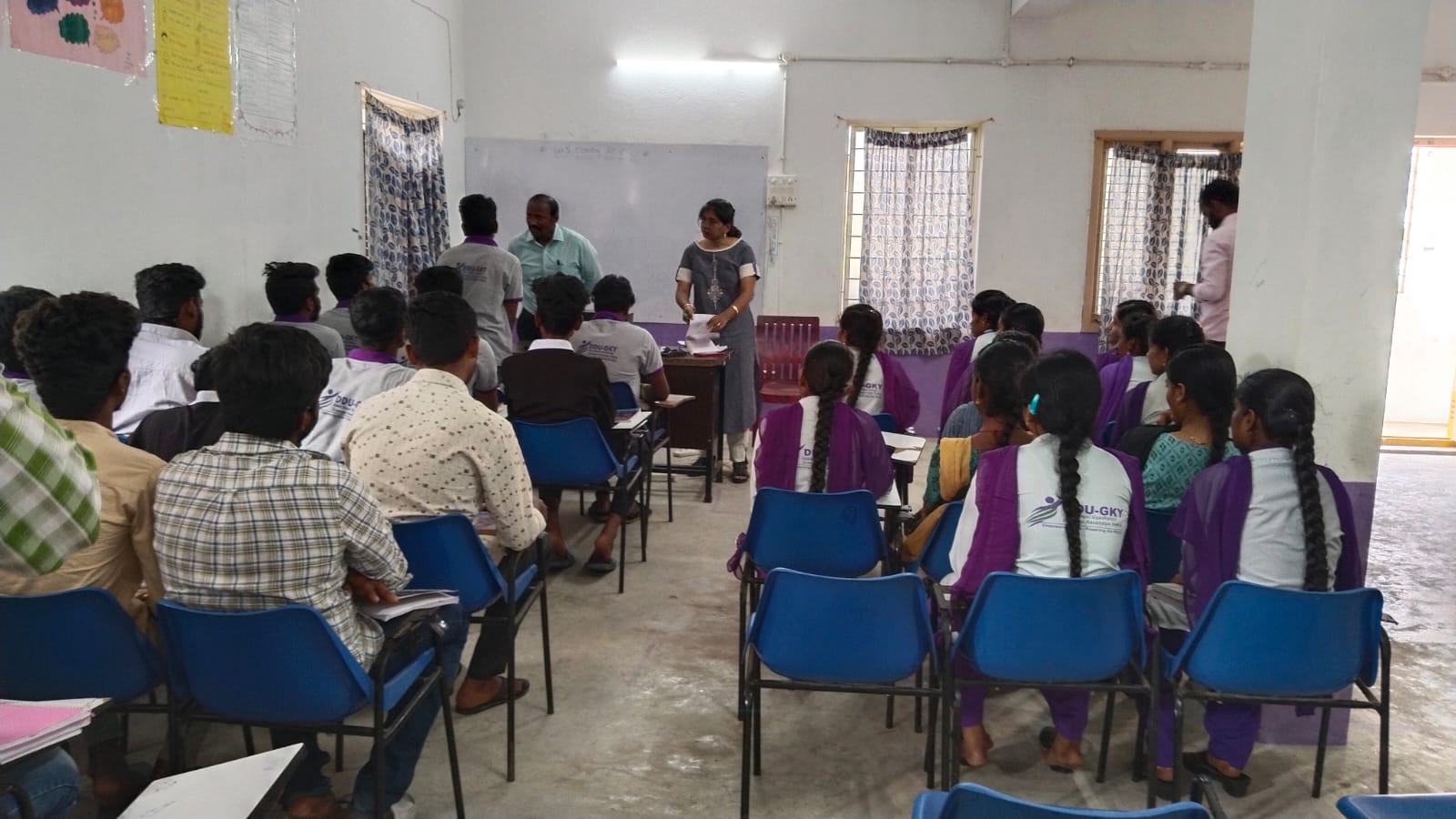 A training cohort at Vocational and Employable Skills Society